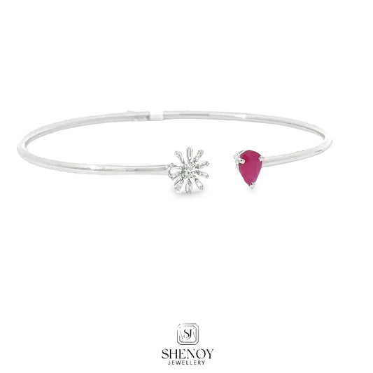 SLEEK RUBY BANGLE