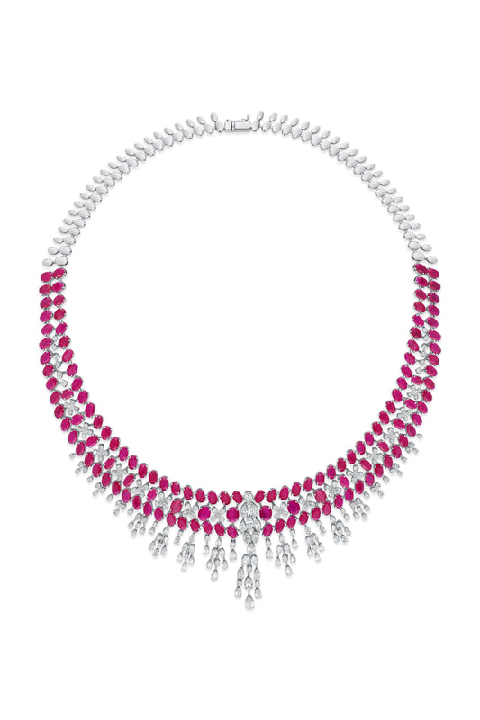 RUBY BRIDAL NECKLACE