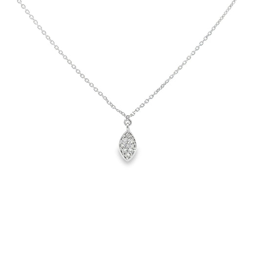 PEAR SHAPED DIAMOND NECKLACE