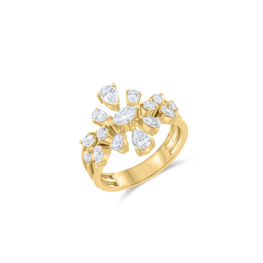 VELOURA GOLD FANCY RING