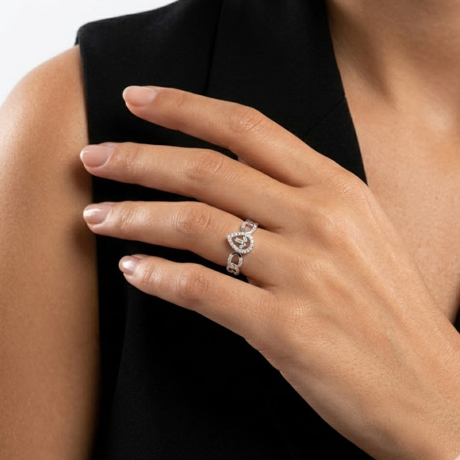 PEAR FANCY RING