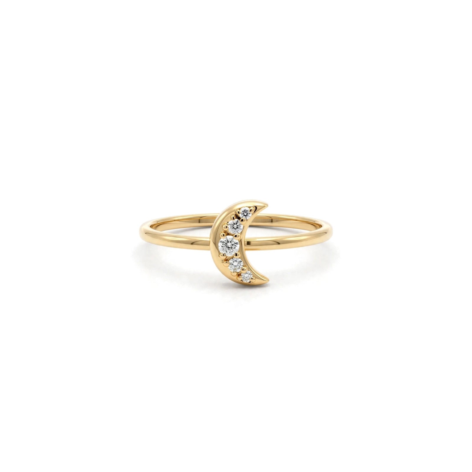 MOON ROUND RING