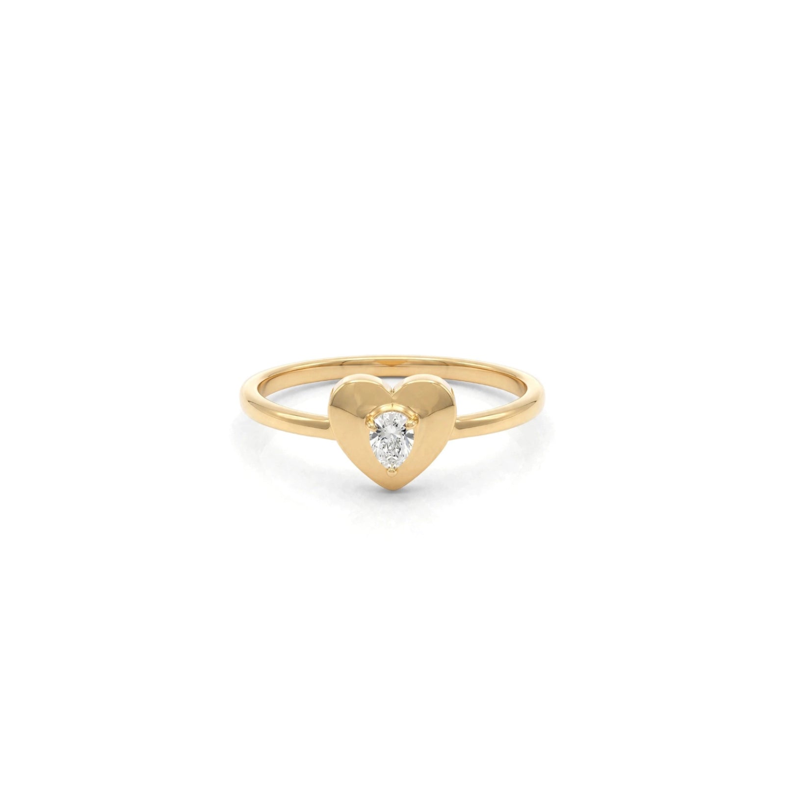 ROUND HEART RING