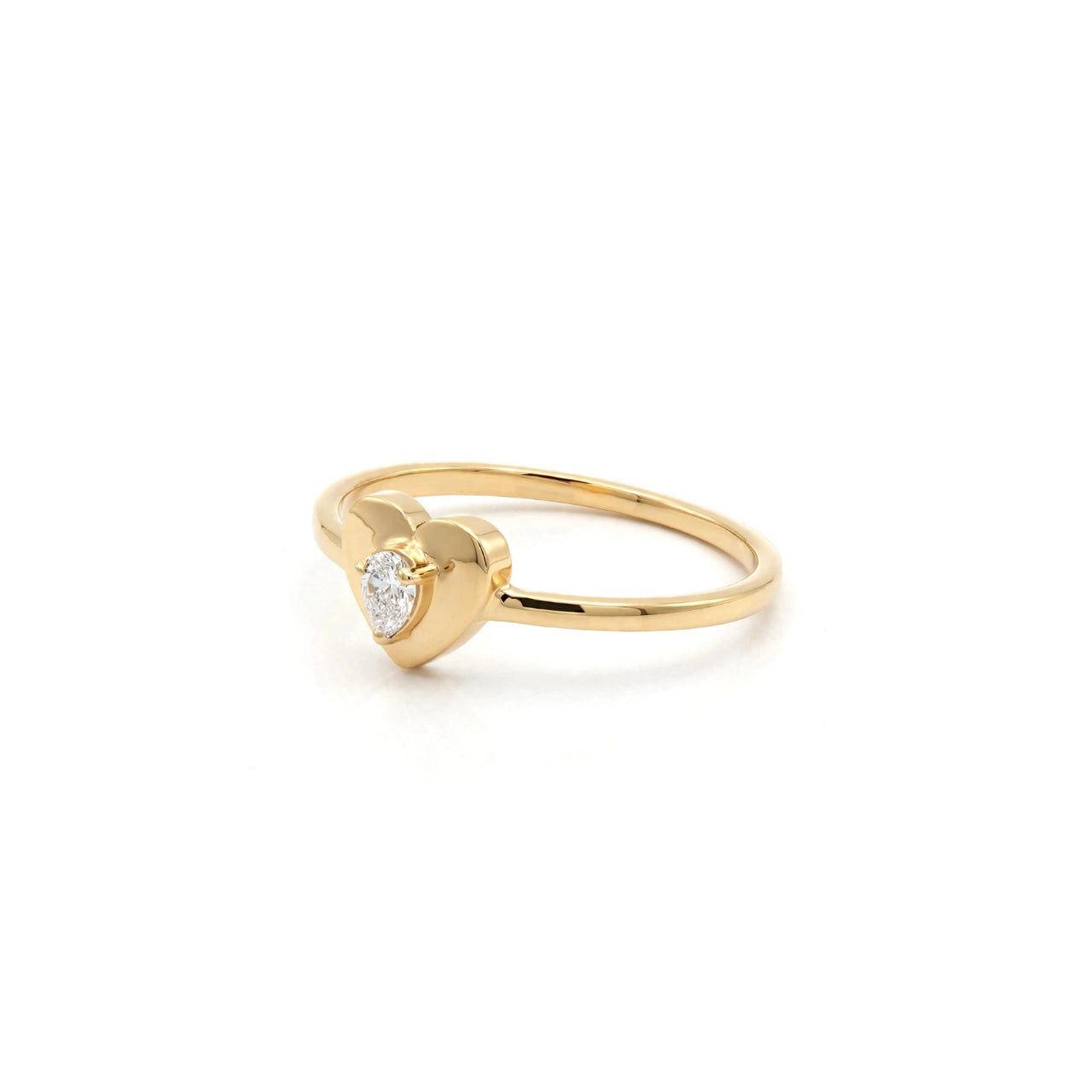 ROUND HEART RING