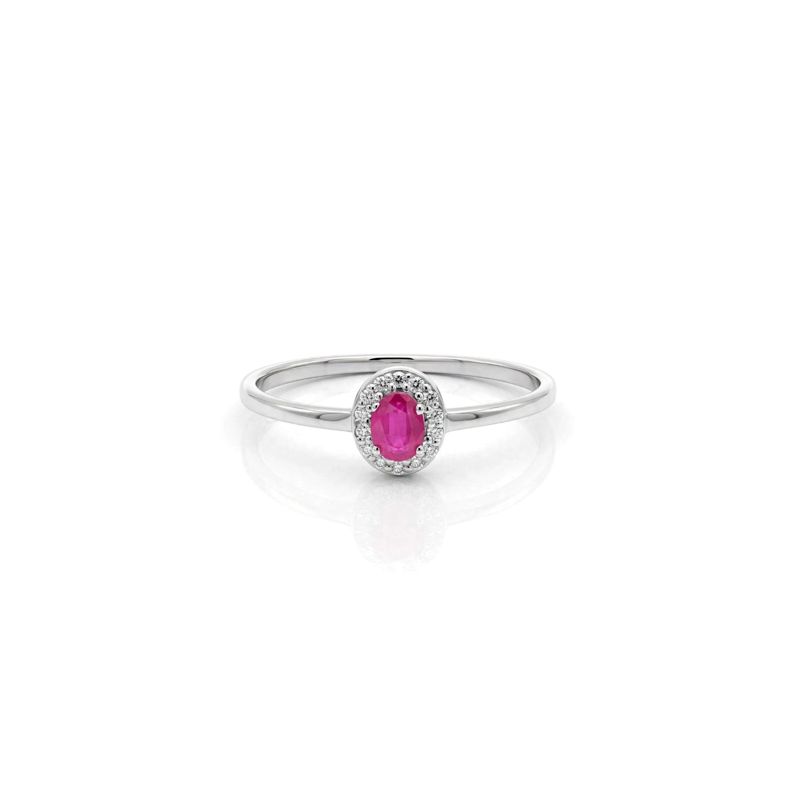 ROUND RUBY RING