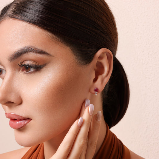 EVELORIA RUBY EARRING