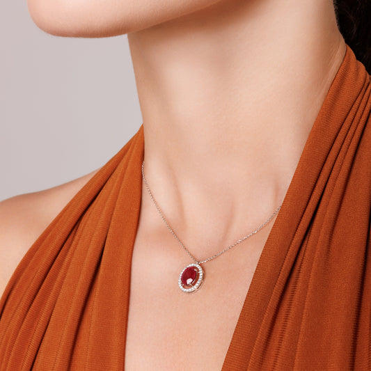 FLORAVESSA RUBY NECKLACE