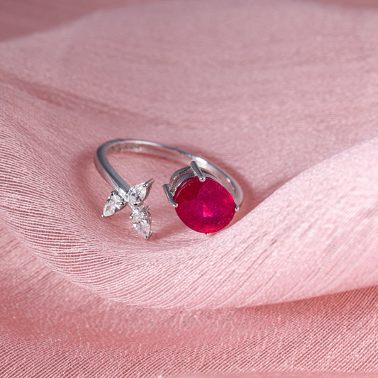 FIERY RUBY DIAMOND RING