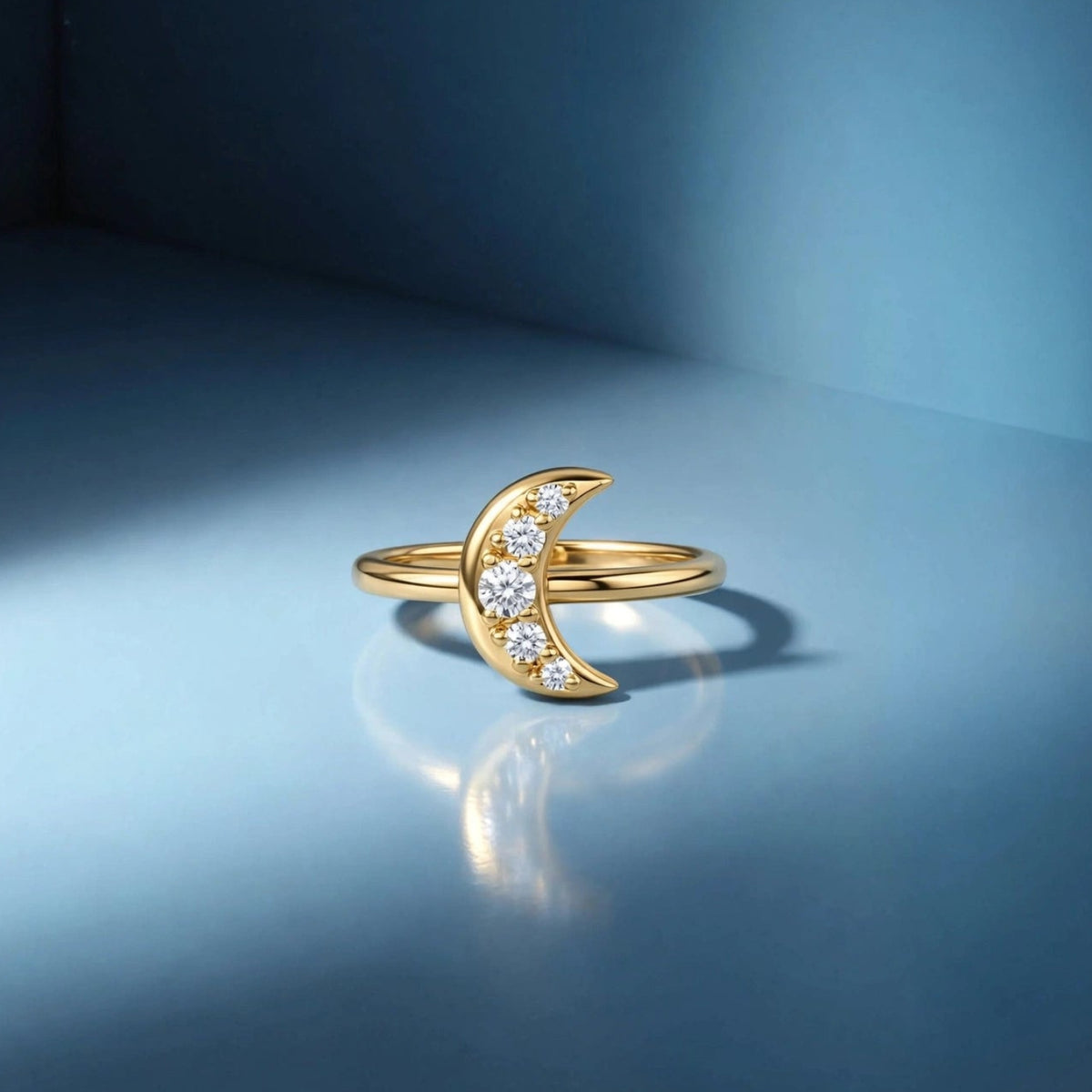 MOON ROUND RING