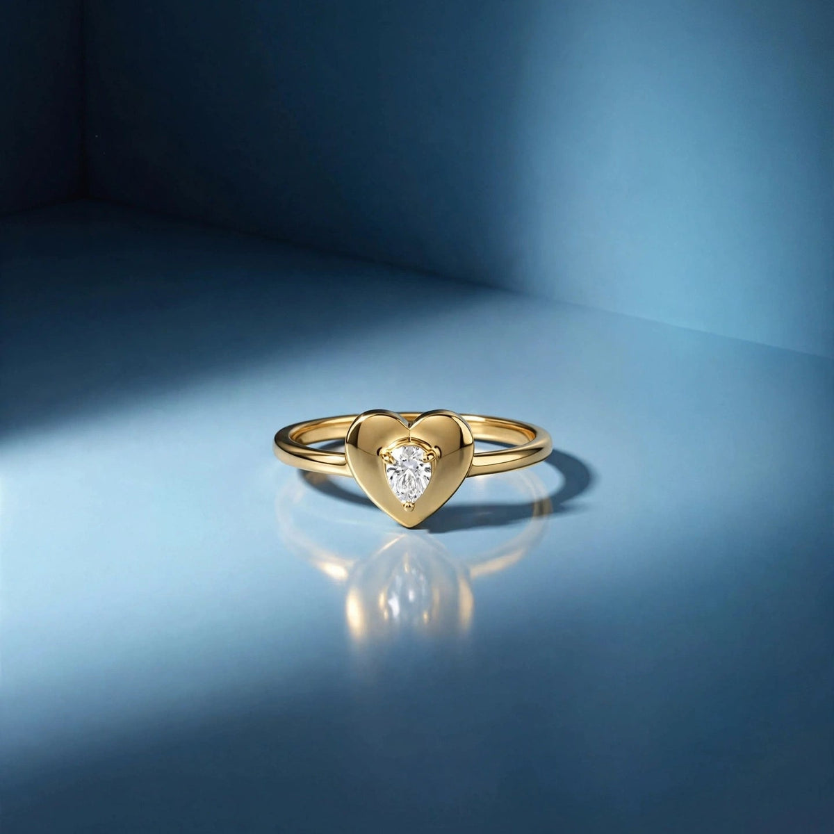 ROUND HEART RING