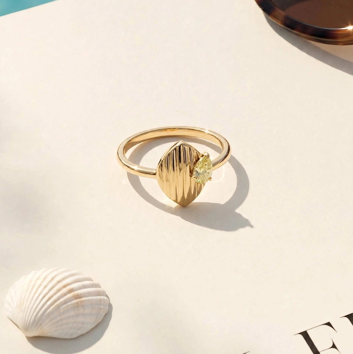 CLASSIC PEAR RING