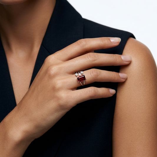 GARNET ROVIRA RING