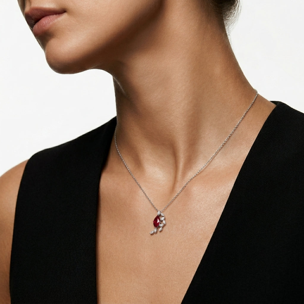 RUBY RIPPLE NECKLACE