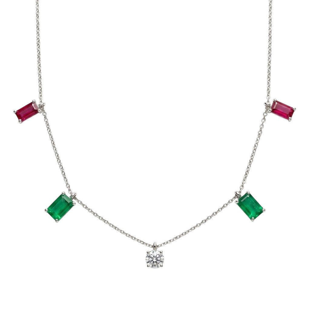 EMERALD RUB NECKLACE