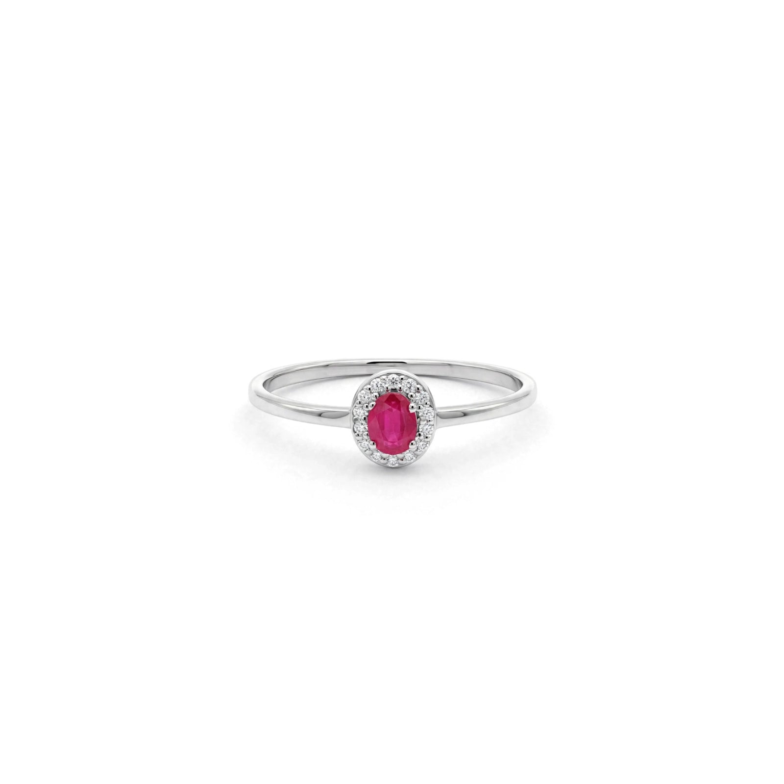 ROUND RUBY RING