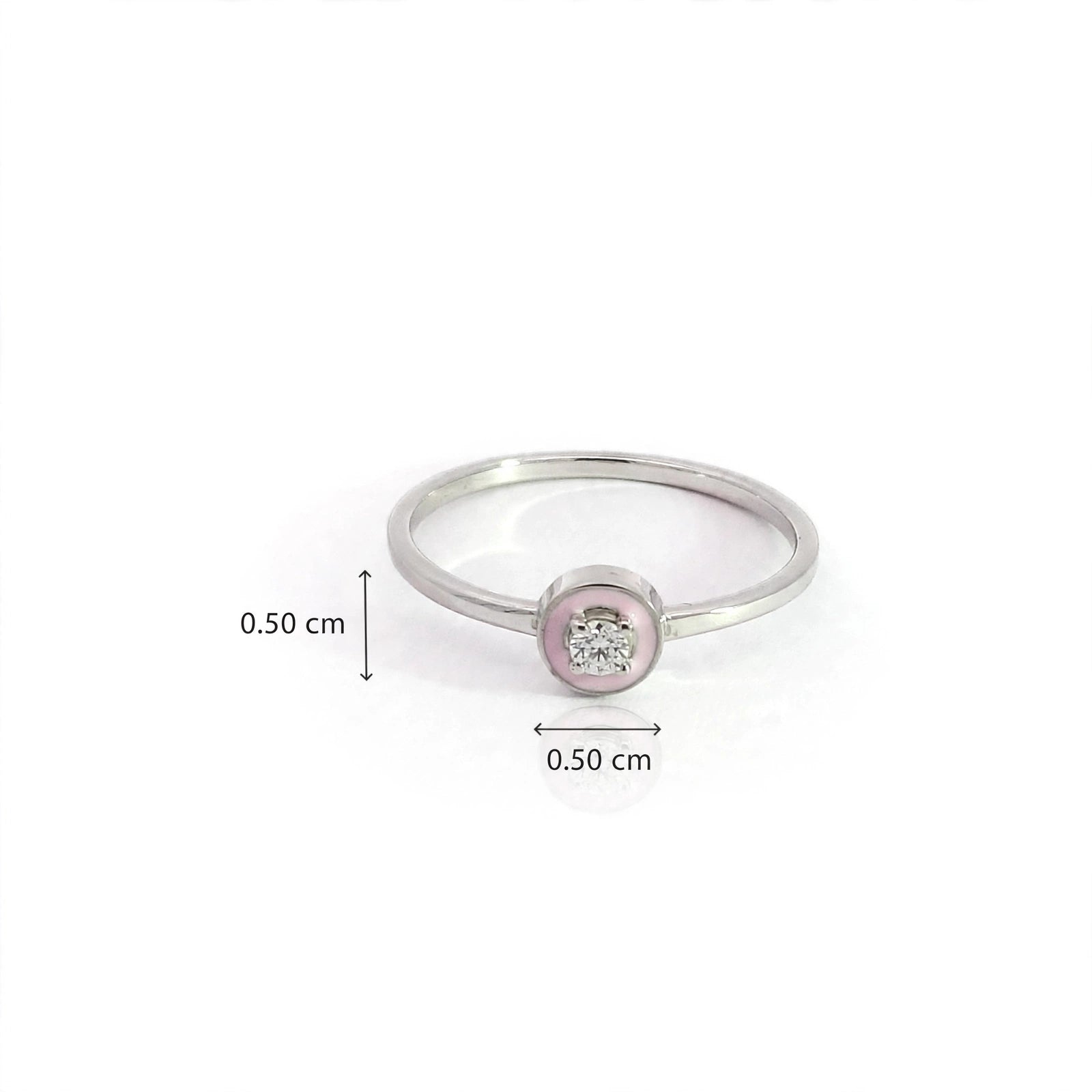 ROUND PINK RING
