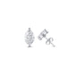MARQUISE SOLITAIRE EARRING