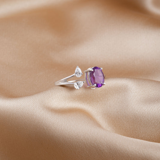 AMETHYST SPARKLE RING