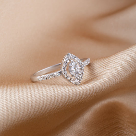 MARQUISE ILLUSION DIAMOND RING