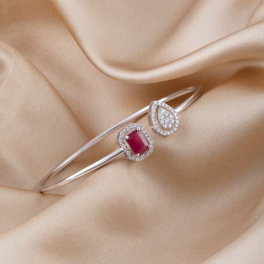 RUBY FLEXI DIAMOND BANGLE