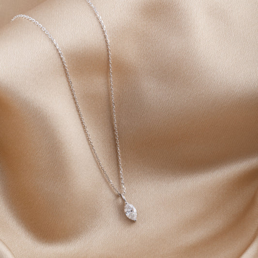 MARQUISE SOLITAIRE NECKLACE