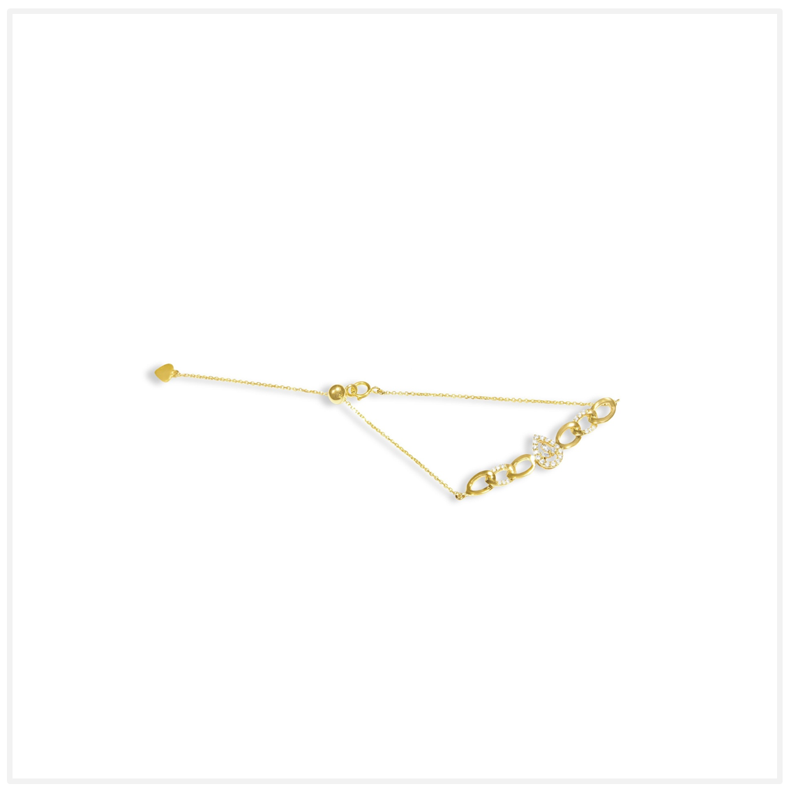 BAGUETTE DIAMOND PEAR SEQUENCE BRACELET