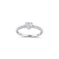HEART ILLUSION DIAMOND RING