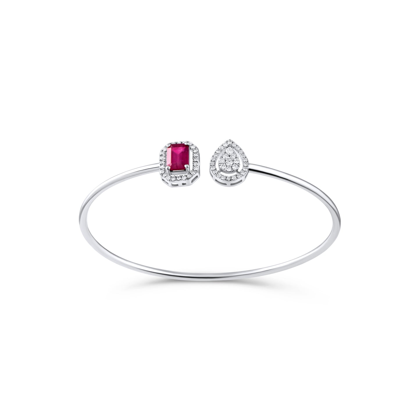 RUBY FLEXI DIAMOND BANGLE