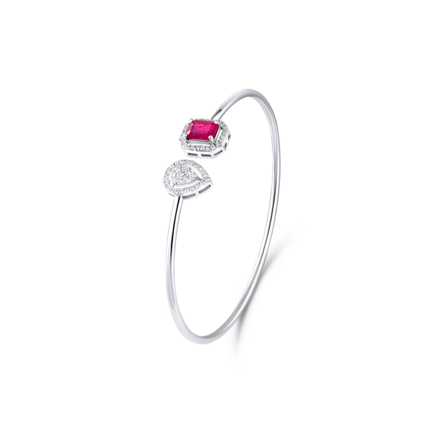 RUBY FLEXI DIAMOND BANGLE